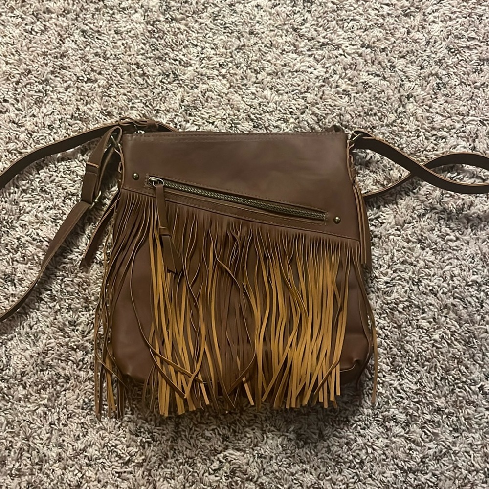 Vintage Tassel Crossbody Bag